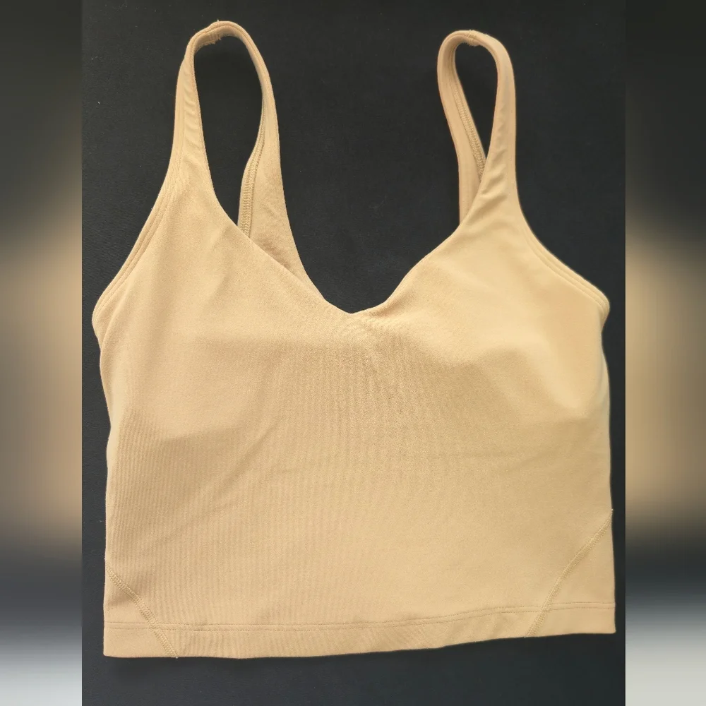 Lululemon Athletica Beige Tank Top